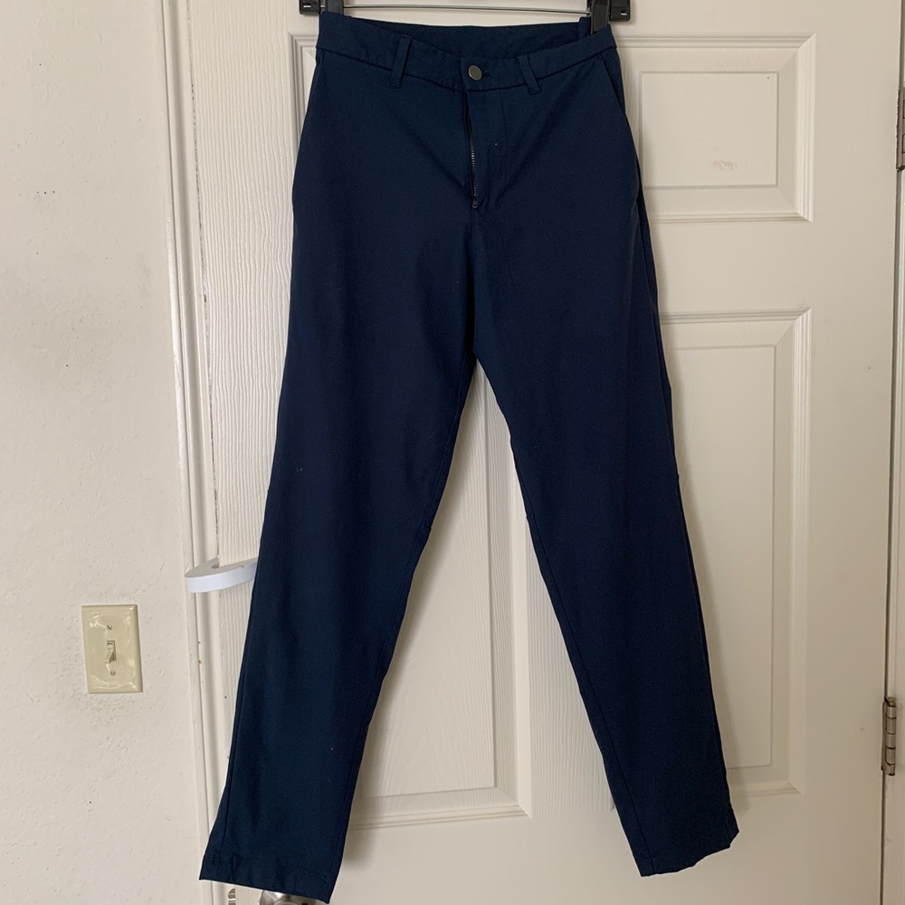 Lululemon Navy Blue slim straight pants